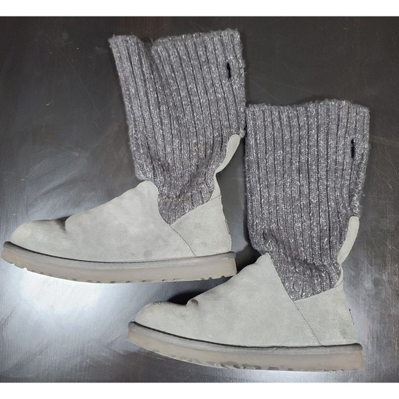 UGG Australia Cambridge Boot 1006013 Grey Suede Woman's US Size 8 Read - Picture 10 of 16